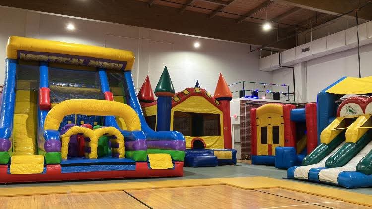 Party setup at BounceRockPlay